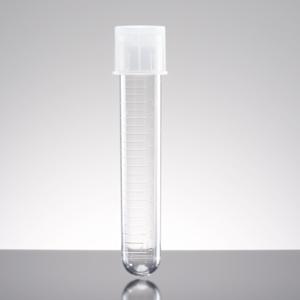 5mL圆底测试管 聚苯乙烯，锁扣帽 125个/包，1000个/箱
