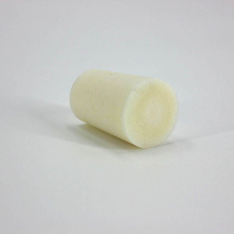 试管用海绵硅胶塞 白色,上直径×下直径:20×27mm,描述:无砂芯,适用于内径25mm的试管 10个/包