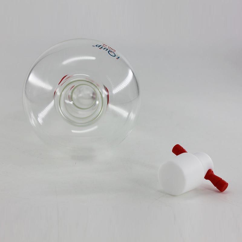 2000mL分液漏斗,易抓握 磨口:274mm四氟节门顶部塞子:四氟