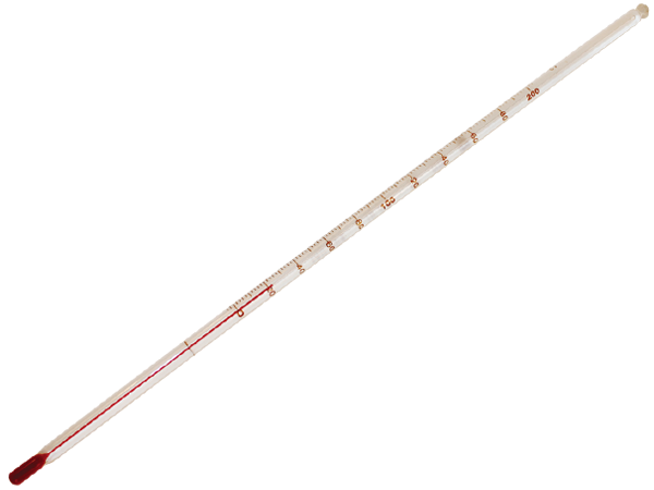 红水温度计，0~200°C，300mm 1/PK