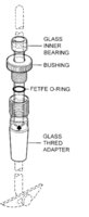 Ace Trubore® 3-piece glass stirrer bearing 1 EA