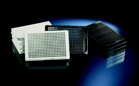 384孔底透微孔板 Cell culture-treated，Polymer bottom，Black Case of 30