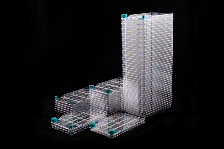 细胞工厂/多层细胞培养器，1大口+1小口，5层,TC  1个/袋，4个/箱