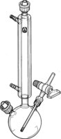 Deoxygenation apparatus flask size 250 mL, Joint: ST/NS 14/20