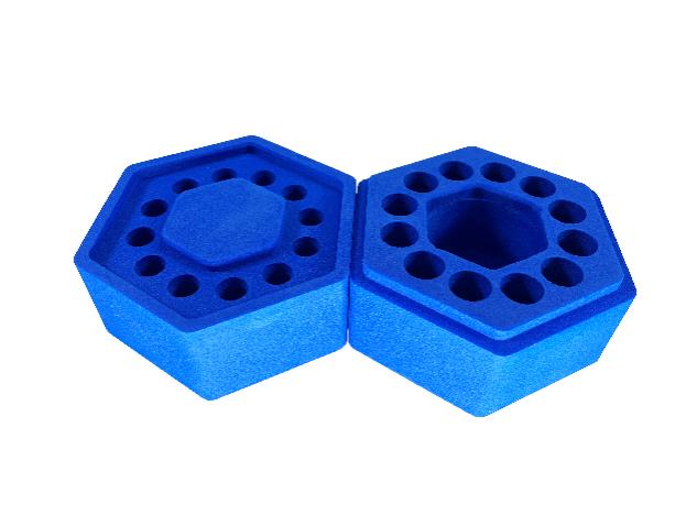 程序降温盒,适配12X1.8/2.0ml冻存管，蓝色  1个/盒，12个/箱