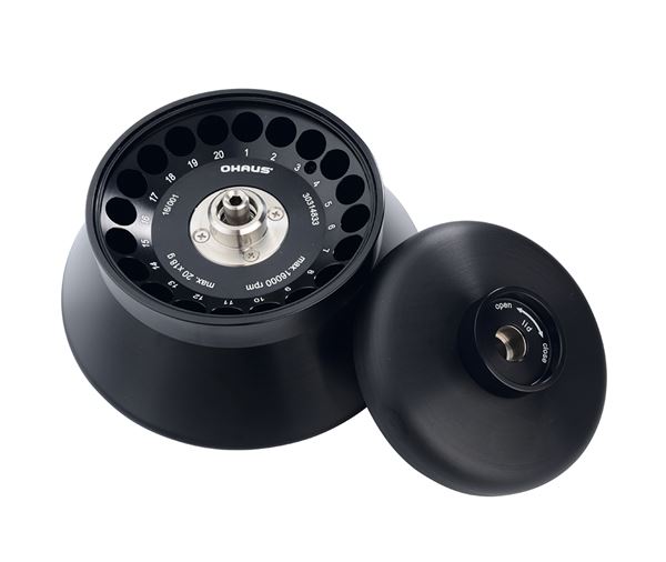 Frontier™ 转子 最大速度：12,000rpm，最大离心力：15,775g，最大称量值（转子）：20 x 10ml