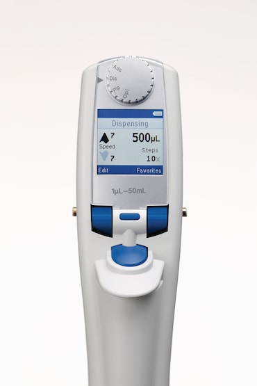 Multipette E3 电动连续分液器,含充电适配器和2套Combitips advanced 混合套装,100-240V/50-60Hz  1ul-50ml