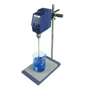 LED数显顶置式强力电子搅拌器，含平板支架套装，四叶片式搅拌桨