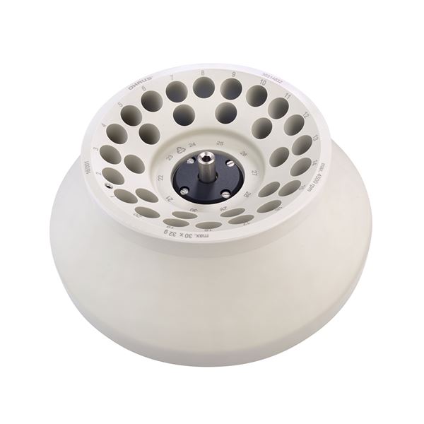 Frontier™ 转子 最大速度：4,500rpm，最大离心力：2,830g，最大称量值（转子）：30 x 15ml