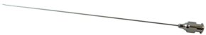 Stainless steel 304 syringe needle, noncoring point gauge 22, L 4 in.