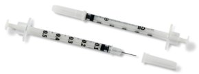 Becton Dickinson polypropylene tuberculin syringes capacity 1.0 mL