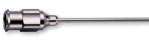 Laboratory pipetting needle with 90° blunt ends gauge 20, L 6 in., nickel plated hub