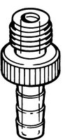 HV 阀连接头/紧固件 HV Valve Connector/Fitting hose O.D. 1/8 in., bore 0.089 in.