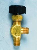 Needle valve brass, angle pattern