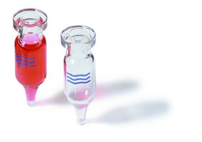 钳口盖样品瓶 Vials, crimp top volume 0.9 mL, clear glass vial, conical bottom, O.D. × H × I.D. 10 mm × 32