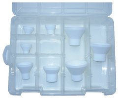 用于螺纹口样品瓶的 TFE 漏斗 TFE Funnel for screw top vials for use with 22 mL threaded vials (20-400 thread), p