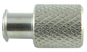 1-way threaded end adapter (UTS) FLL to 10-32 internal standard thread (plated brass)