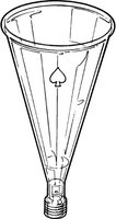 圆锥加料漏斗 Conical addition funnel capacity 3,000 mL