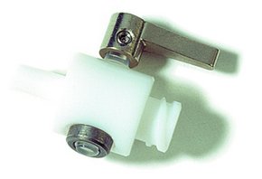 PTFE 主体双向阀 PTFE Body Two-Way Valve for use with Hamilton PTFE Luer Lock (TLL) and other Luer lock sy