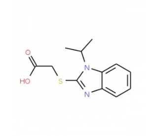 [(1-Isopropyl-1H-benzimidazol-2-yl)thio]-acetic acid  500 mg