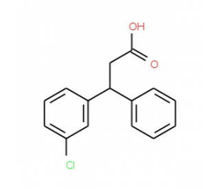 3-(3-Chlorophenyl)-3-phenylpropanoic acid  500 mg