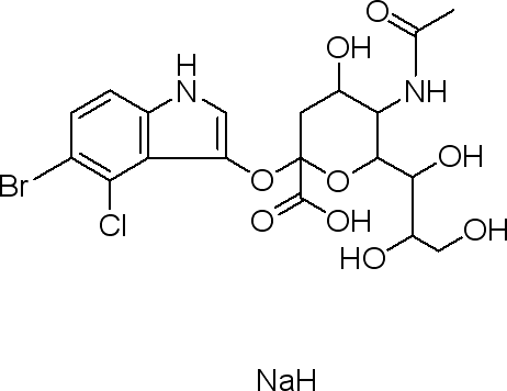 5-溴-4-氯-3-吲哚基-α-D-N-乙酰神经氨酸钠盐(X-NeuNAc) 5-Bromo-4-chloro-3-indolyl α-D-N-acetylneuraminic acid sodium