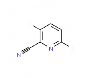 2-Cyano-3,6-diiodopyridine  250 mg