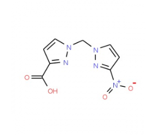 1-[(3-Nitro-1H-pyrazol-1-yl)methyl]-1H-pyrazole-3-carboxylic acid  500 mg