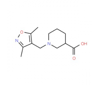 1-[(3,5-Dimethylisoxazol-4-yl)methyl]piperidine-3-carboxylic acid  500 mg