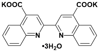 2,2-联喹啉-4,4-二甲酸二钾盐三水合物|Potassium [2,2’-Biquinoline]-4,4’-Dicarboxylate Trihydrate|207124-63-8|Adamas