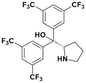 (S)-双(3,5-双(三氟甲基)苯基)(吡咯烷-2-基)甲醇|(S)-Bis(3,5-Bis(Trifluoromethyl)Phenyl)(Pyrrolidin-2-Yl)Methanol|848图1