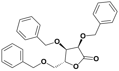 2,3,5-三苄氧基-D-核糖酸-1,4-内酯|2,3,5-Tri-O-Benzyl-D-Ribonolactone|55094-52-5|Adamas|98%|RG|1g