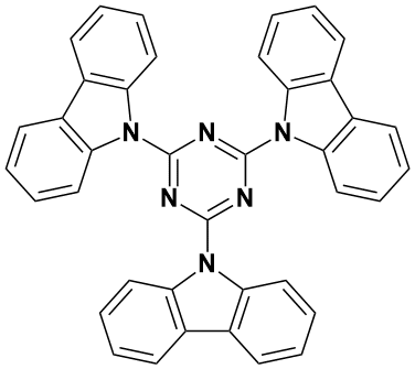 2,4,6-三(9H-咔唑-9-基)-1,3,5-三嗪|2,4,6-Tri(9H-Carbazol-9-Yl)-1,3,5-Triazine|134984-37-5|Adamas|98%|RG|250图1