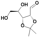 2,3-O-(1-甲基亚乙基)-D-核糖|(4R,5R)-5-((R)-1,2-Dihydroxyethyl)-2,2-Dimethyl-1,3-Dioxolane-4-Carbaldehyde|13