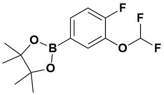 2-(3-(二氟甲氧基)-4-氟苯基)-4,4,5,5-四甲基-1,3,2-二氧杂硼烷|2-(3-(Difluoromethoxy)-4-Fluorophenyl)-4,4,5,5-Tetrameth