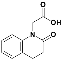 2-(2-氧代-3,4-二氢喹啉-1(2H)-基)乙酸|2-(2-Oxo-3,4-Dihydroquinolin-1(2H)-Yl)Acetic Acid|81745-21-3|Alfa|96%|25