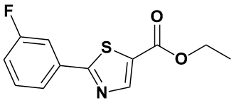 2-(3-氟苯基)噻唑-5-甲酸乙酯|Ethyl 2-(3-Fluorophenyl)Thiazole-5-Carboxylate|886369-79-5|Adamas|95%+|RG|1g