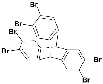 2,3,6,7,12,13-六溴三蝶烯|2,3,6,7,12,13-Hexabromotriptycene|55805-81-7|Adamas|95%|RG|250mg