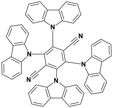 2,3,5,6-四(9H-咔唑-9-基)对苯二腈|2,3,5,6-Tetra(9H-Carbazol-9-Yl)Terephthalonitrile|1416881-53-2|Adamas|97%+|