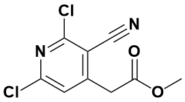 2-(2,6-二氯-3-氰基吡啶-4-基)乙酸甲酯|Methyl 2-(2,6-Dichloro-3-Cyanopyridin-4-Yl)Acetate|39621-02-8|Adamas|98%|R