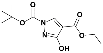 1-BOC-3-羟基吡唑-4-甲酸乙酯|1-Tert-Butyl 4-Ethyl 3-Hydroxy-1H-Pyrazole-1,4-Dicarboxylate|178424-17-4|Adamas|