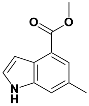 6-甲基-1H-吲哚-4-甲酸甲酯|Methyl 6‐Methyl‐1H‐Indole‐4‐Carboxylate|1090903-90-4|Achem-block|95%+|1g