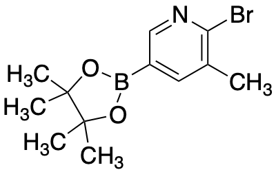2-（2-溴-3-甲基-5-吡啶基）硼酸频哪醇酯|2-(2-Bromo-3-methyl-5-pyridyl)-4,4,5,5-tetramethyl-1,3,2-dioxaborolane|1256