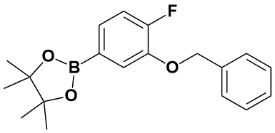 2-(3-(苯氧基)-4-氟苯基)-硼酸频哪醇酯|2-(3-(Benzyloxy)-4-Fluorophenyl)-4,4,5,5-Tetramethyl-1,3,2-Dioxaborolane|21