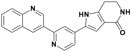 2-(2-(喹啉-3-基)吡啶-4-基)-6,7-二氢-1H-吡咯并[3,2-c]吡啶-4(5H)-酮|2-(2-(Quinolin-3-Yl)Pyridin-4-Yl)-6,7-Dihydro-1H