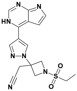 2-(3-(4-(3H-吡咯并[2,3-D]嘧啶并-4-YL)-1H-吡唑-1-YL)-1-(乙基磺酰)吖丁并负离子己环-3-YL)乙腈|2-(3-(4-(3H-Pyrrolo[2,3-D]Pyrim