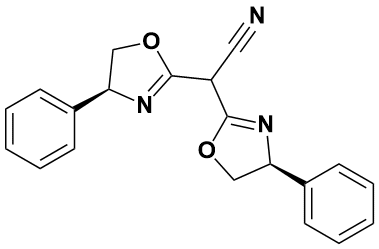 2,2-双((S)-4-苯基-4,5-二氢噁唑-2-基)乙腈|2,2-Bis((S)-4-Phenyl-4,5-Dihydrooxazol-2-Yl)Acetonitrile|165554-93-8|