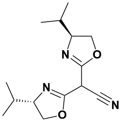 2,2-双((S)-4-异丙基-4,5-二氢噁唑-2-基)乙腈|2,2-Bis((S)-4-Isopropyl-4,5-Dihydrooxazol-2-Yl)Acetonitrile|1251471-