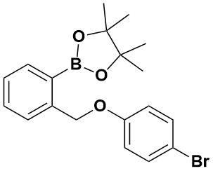 2-(2-((4-溴苯氧基)甲基)苯基)-4,4,5,5-四甲基-1,3,2-二噁硼烷|2-(2-((4-Bromophenoxy)Methyl)Phenyl)-4,4,5,5-Tetramethyl