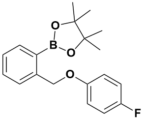 2-(2-((4-氟苯氧基)甲基)苯基)-4,4,5,5-四甲基-1,3,2-二噁硼烷|2-(2-((4-Fluorophenoxy)Methyl)Phenyl)-4,4,5,5-Tetramethy